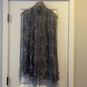 Cashmirette Paisley Print Scarf